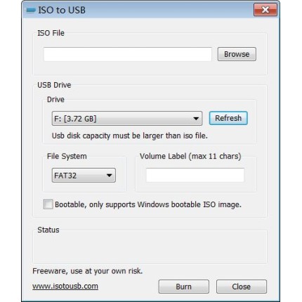 ISO gönder USB