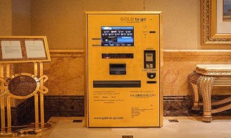 Tarihteki altın dağıtan ilk otomat!