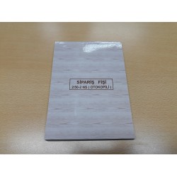 Sipariş Fişi 2/50 Otokopili
