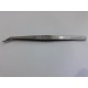 TWEEZERS WITH SERRATED BENT TIP - STAINLESS TWE-6