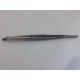 TWEEZERS WITH SERRATED BENT TIP - STAINLESS TWE-6