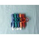YARN SCISSORS WITH PLASTIC HANDLE 12 PIECES - GOLDEN EAGLE